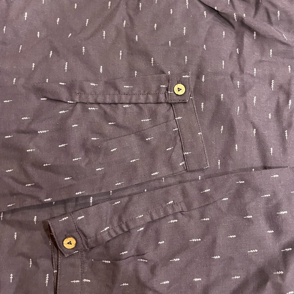 Ten Tree NWT Balsalm LS Top XS in Aubergine purple - Picture 3 of 7